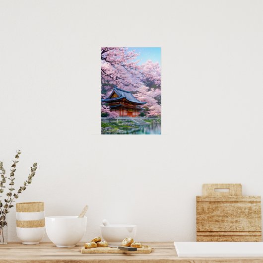 Tempel der Ruhe Poster (Küche)