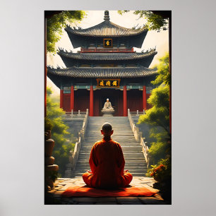 Tempel der Ruhe Poster