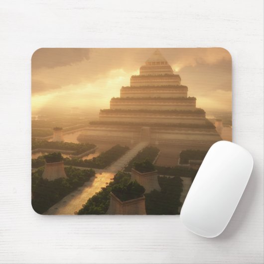 Tempel des Blattes Mousepad (Mit Mouse)