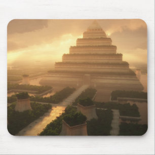 Tempel des Blattes Mousepad