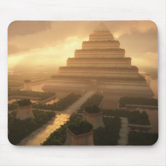 Tempel des Blattes Mousepad (Vorne)