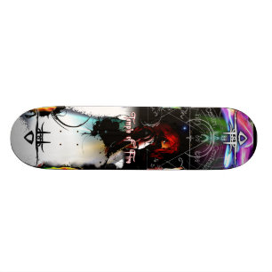Tempel des Feuers - Spirt, bedecken 7 7/8" Skateboard