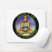 Tempel des Göttin-Logos Mousepad (Mit Mouse)