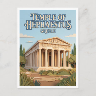 Tempel des Hephaestus Athen Griechenland Postkarte