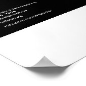 Tempel des JHVH-1 Poster (Ecke)