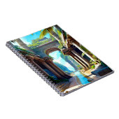 Tempel des Lemuria-Notebooks Notizblock (Rechte Seite)