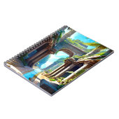 Tempel des Lemuria-Notebooks Notizblock (Linke Seite)