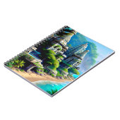 Tempel des Lemuria-Notebooks Notizblock (Linke Seite)