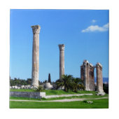 Tempel des Olympischen Zeus - Athen Fliese (Vorderseite)