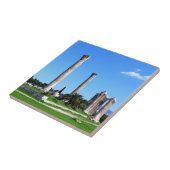 Tempel des Olympischen Zeus - Athen Fliese (Seite)