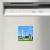 Tempel des Olympischen Zeus - Athen Magnet (In Situ (Geschirrspüler))