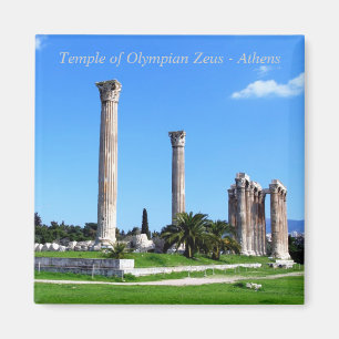 Tempel des Olympischen Zeus - Athen Magnet