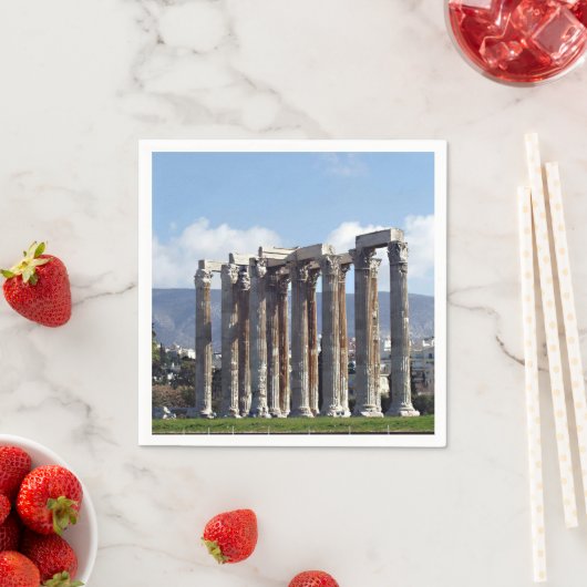 Tempel des Olympischen Zeus Serviette (Beispiel)