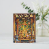 Tempel des Smaragd-Buddha Thailand Postkarte (Stehend Vorderseite)