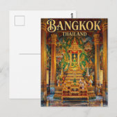 Tempel des Smaragd-Buddha Thailand Postkarte (Vorne/Hinten)