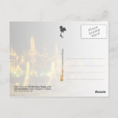 Tempel des SmaragdBuddha, Bangkok Postkarte (Rückseite)