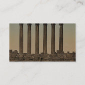 Tempel des Sun, Vorderansicht, Baalbek, Heiliges Visitenkarte (Rückseite)