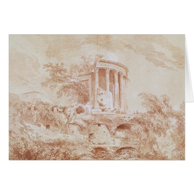 Tempel des Sybil bei Tivoli (Vorderseite (Horizontal))