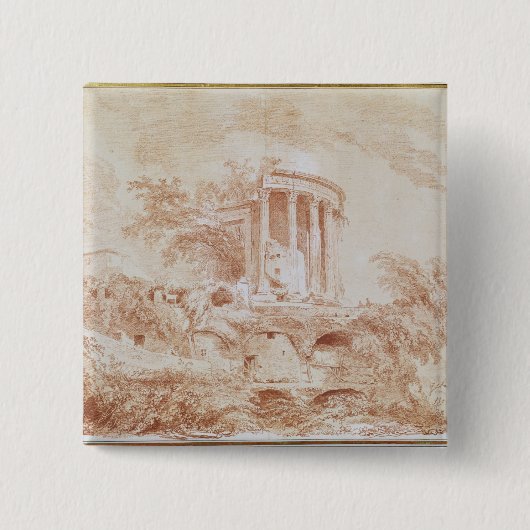 Tempel des Sybil bei Tivoli Button (Vorderseite)