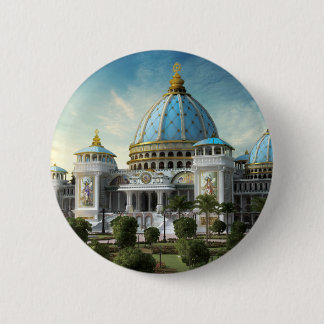 Tempel des Vedic Planetarium-Knopfes Button