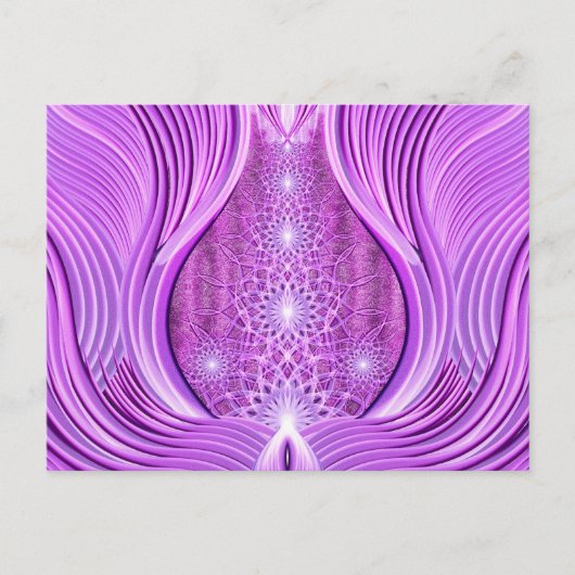 Tempel des Violetlichtes Postkarte (Vorderseite)