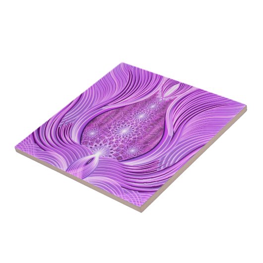 Tempel des violetten Lichtes Fliese (Seite)