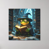 Tempel des Wissens – Die ewige Bibliothek   Leinwanddruck (Vorderseite)