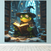 Tempel des Wissens – Die ewige Bibliothek   Leinwanddruck (Insitu (Holzboden))