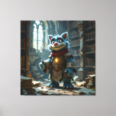 Tempel des Wissens – Die ewige Bibliothek   Leinwanddruck (Vorderseite)