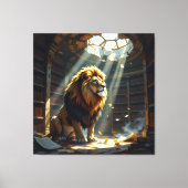 Tempel des Wissens – Die ewige Bibliothek   Leinwanddruck (Vorderseite)