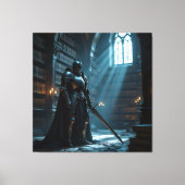 Tempel des Wissens – Die ewige Bibliothek Leinwanddruck (Vorderseite)