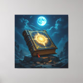 Tempel des Wissens – Die ewige Bibliothek   Leinwanddruck (Vorderseite)