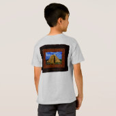 "Tempel des Zauberers" Geschenk-Punkt T-Shirt (Schwarz voll)