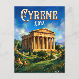 Tempel des Zeus, Kyrene Libyen Postkarte