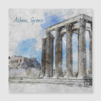 Tempel des Zeus Ruins Athen Griechenland - Altgrie