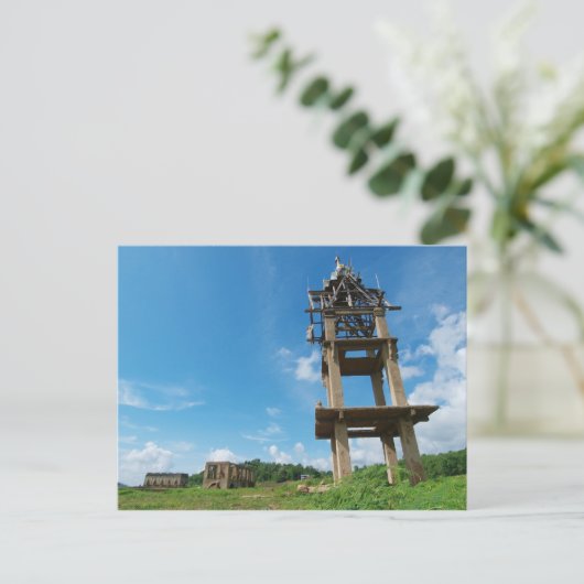 Tempel ertrinkt. postkarte (Stehend Vorderseite)