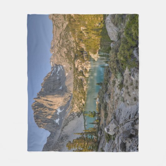 Tempel-Felsspitze und zweiter See Fleecedecke (Vorderseite)