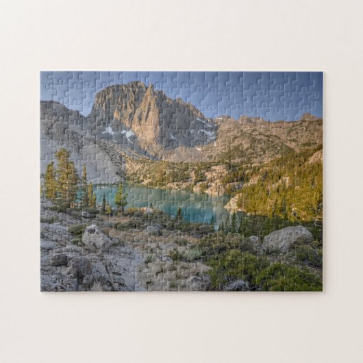 Tempel-Felsspitze und zweiter See Puzzle (Horizontal)