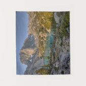 Tempel-Felsspitze und zweiter See Wandteppich (Vorderseite)