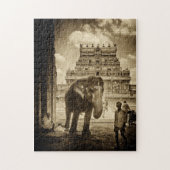 Tempel-Grüße Puzzle (Vertikal)