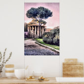 Tempel Hercules Victor Poster (Küche)