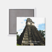 Tempel I, Tikal, Guatemala Magnet (Vorderseite/Rückseite)