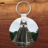 Tempel I, Tikal, Guatemala Schlüsselanhänger (Vorderseite)