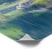 Tempel im Grünwald Poster (Ecke)