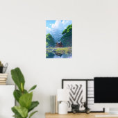 Tempel im Grünwald Poster (Heimbüro)