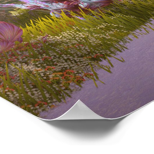 Tempel im Tal Poster (Ecke)