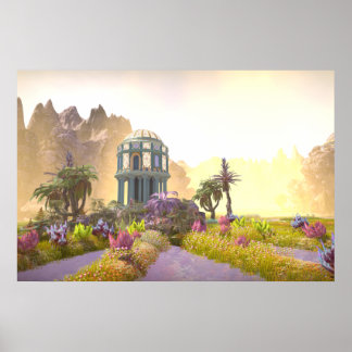 Tempel im Tal Poster