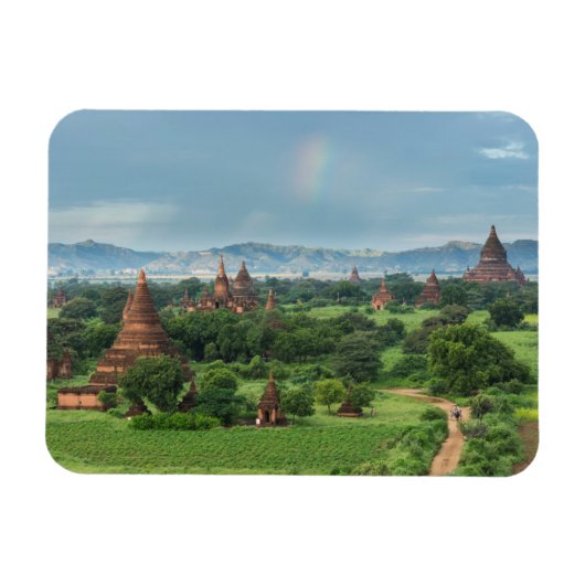 Tempel in Bagan, Myanmar Magnet (Horizontal)