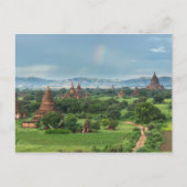 Tempel in Bagan, Myanmar Postkarte (Vorderseite)