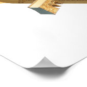 Tempel in Jerusalem. Herod-Tempel Poster (Ecke)